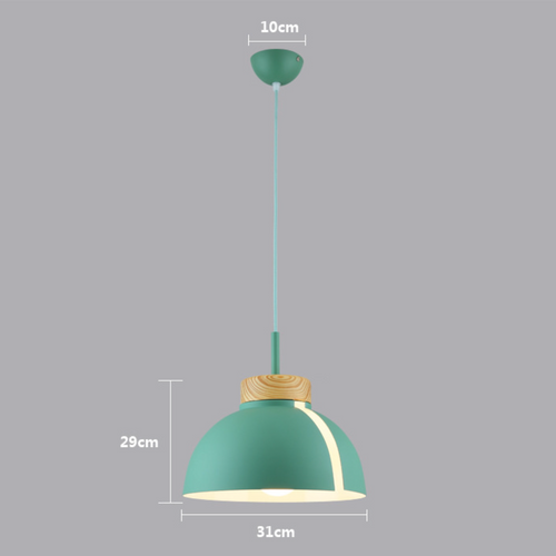 Suspension LED demi-boule colorée Loft - vue 14 sur 13