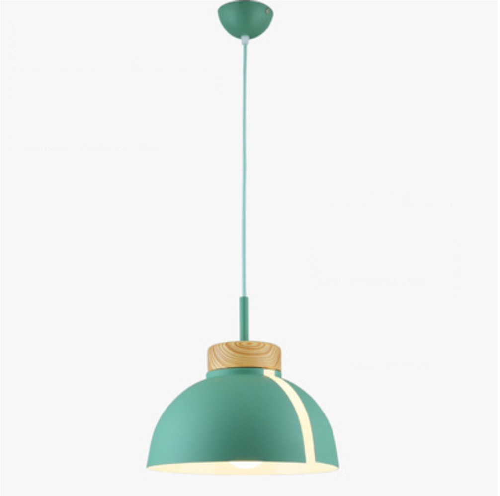 Suspension LED demi-boule colorée Loft - vue 6 sur 13