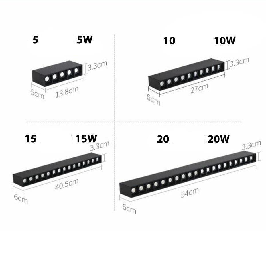 Plafonnier moderne rectangulaire LED incluse Solar - vue 7 sur 7