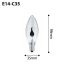 Ampoule E14 à LED de 3W ovale