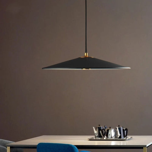 Suspension design LED conique plate Vermont - vue 3 sur 8