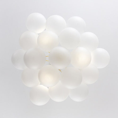 Lustre design avec multiples boules en verre Triz - vue 7 sur 11