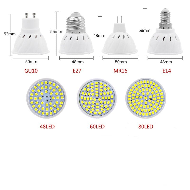 Lot de 10 ampoules LED  E27 E14 et G10 - vue 5 sur 5