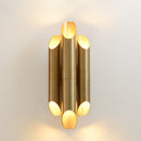 Applique murale moderne LED en tube doré Corden