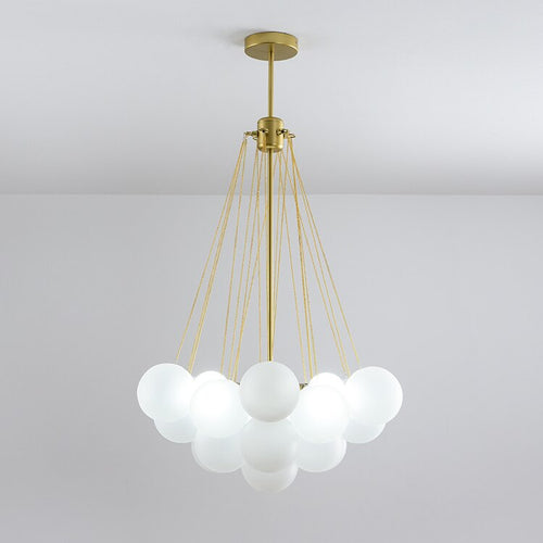 Lustre design avec multiples boules en verre Triz - vue 8 sur 11