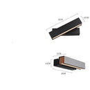 Applique murale LED ajustable rectangulaire Cadiz