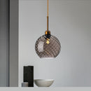 Suspension moderne LED avec abat-jour en verre Alvaro