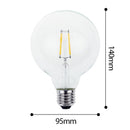 Ampoule globe E27 LED filament à incandescence Edison