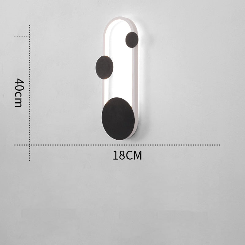 Applique murale moderne LED arrondie Scone - vue 6 sur 8