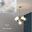 Lustre moderne en forme de nuage avec boules en verre Rivers