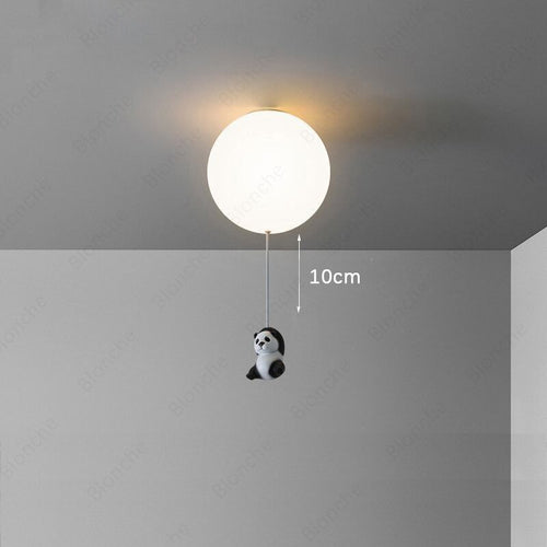 Plafonnier pour enfant LED avec ballon et panda Otto - vue 8 sur 13