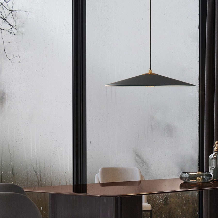 Suspension design LED conique plate Vermont - vue 6 sur 8