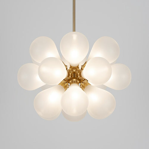 Lustre moderne avec multiple boule en verre Beans - vue 6 sur 8