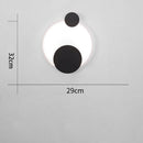 Applique murale moderne LED arrondie Scone