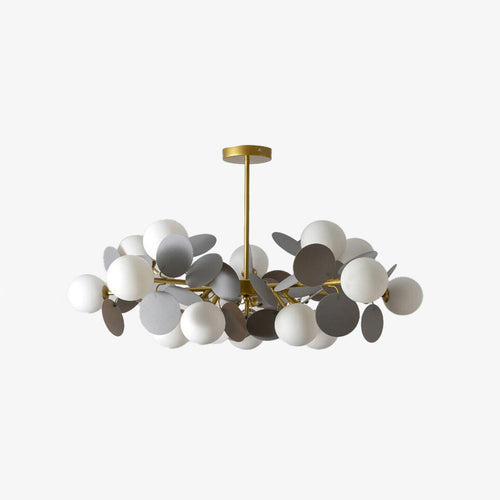 Lustre moderne en forme de nuage avec boules en verre Rivers - vue 2 sur 16