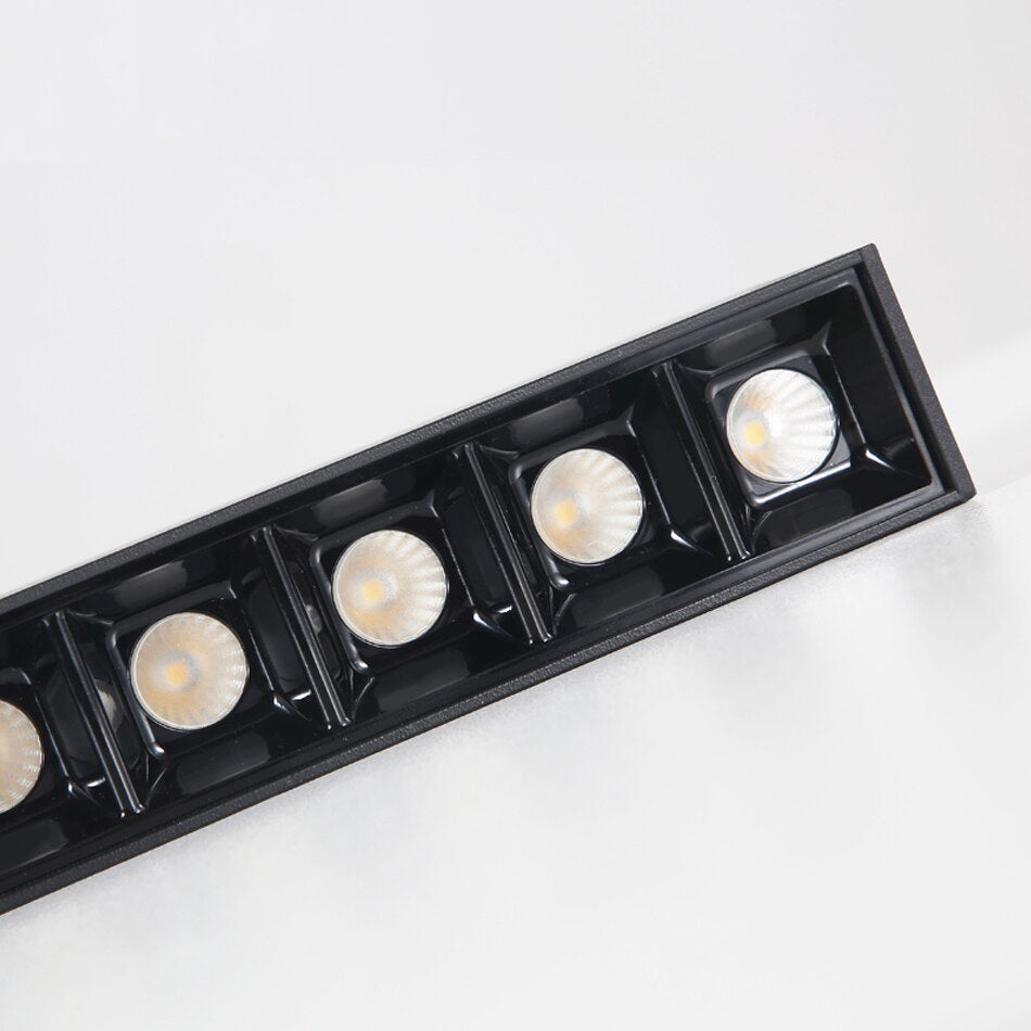 Plafonnier moderne rectangulaire LED incluse Solar - vue 6 sur 7