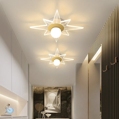 Plafonnier moderne LED en forme d'étoile Majesty - vue 5 sur 6