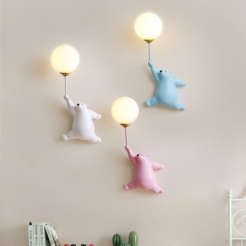 Applique murale pour enfant avec ours polaire Maverick - vue 5 sur 8