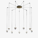 Lustre design en forme d'araignée en cristal Plyzia