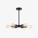 Lustre industriel LED style américain en métal Ludaya