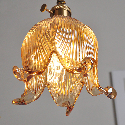 Suspension vintage LED avec abat-jour en verre Finnian - vue 29 sur 31