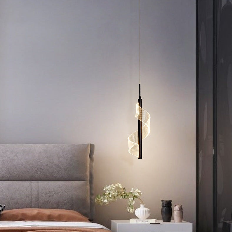 Suspension design LED minimaliste avec lumière ondulé Steal - vue 3 sur 7