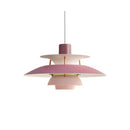 Suspension industrielle LED colorée en métal Barnaby