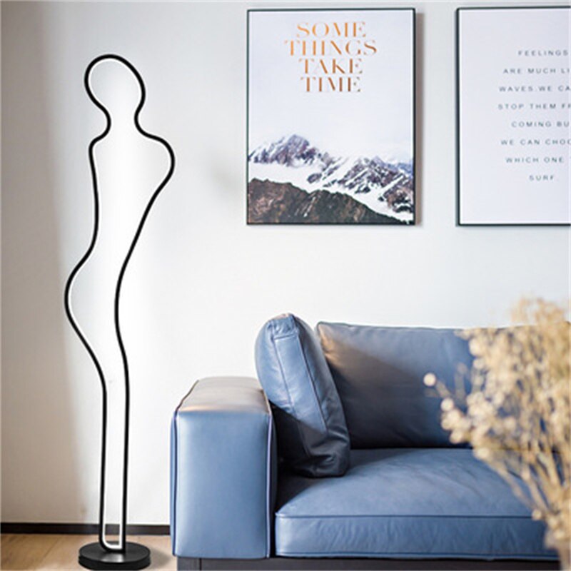 Lampadaire design LED en forme de figure humaine Linus - vue 4 sur 6