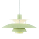 Suspension industrielle LED colorée en métal Barnaby