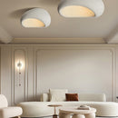 Plafonnier design incurvé style japonais Akane