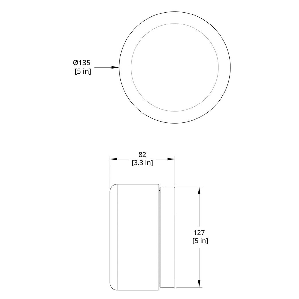 Applique murale design LED ronde en verre Indoor - vue 10 sur 10