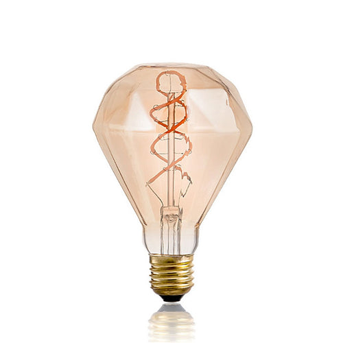 Ampoule diamant à incandescence filament spiral vintage 4W à LED Edison - vue 4 sur 4