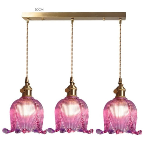 Suspension vintage LED avec abat-jour en verre Finnian - vue 31 sur 31