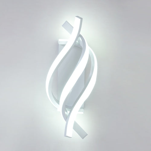 Applique murale design LED en spirale d'aluminium Psalm - vue 10 sur 11