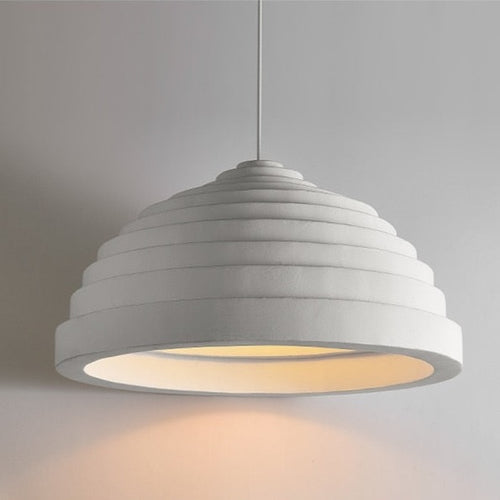 Suspension moderne avec abat-jour au design arrondie Jorja - vue 5 sur 7