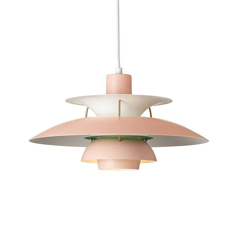 Suspension moderne LED avec multiples abat-jours métalliques Coen - vue 22 sur 28