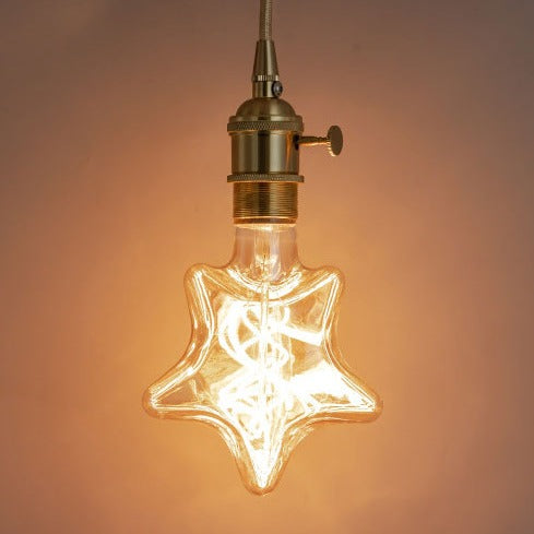 Ampoule étoile à incandescence filament spiral vintage 4W à LED Edison - vue 3 sur 3