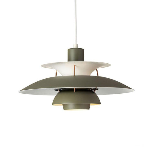 Suspension moderne LED avec multiples abat-jours métalliques Coen - vue 25 sur 28