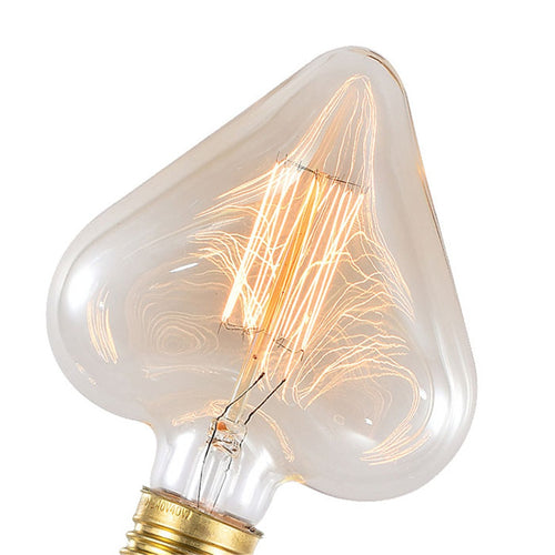 Ampoule coeur à incandescence filament vintage 40W Edison - vue 3 sur 3