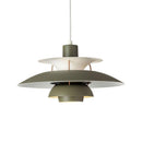 Suspension moderne LED avec multiples abat-jours métalliques Coen