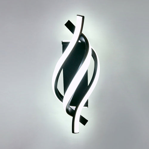 Applique murale design LED en spirale d'aluminium Psalm - vue 11 sur 11