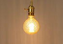 Ampoule globe déformé à incandescence filament vintage 40W Edison