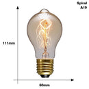 Ampoule à incandescence filament vintage 40W Edison