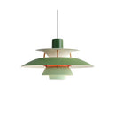 Suspension industrielle LED colorée en métal Barnaby