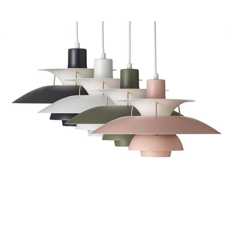 Suspension moderne LED avec multiples abat-jours métalliques Coen - vue 23 sur 28