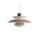 Suspension industrielle LED colorée en métal Barnaby