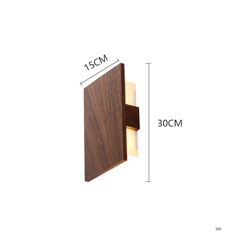 Applique murale scandinave plaque en bois Brantley - vue 5 sur 5
