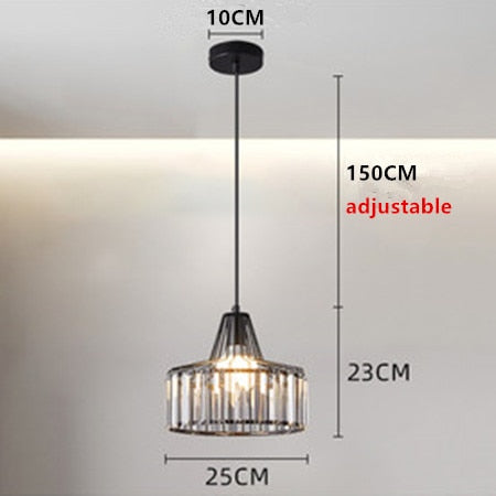 Suspension design avec abat-jour en verre ambré Cloarec - vue 10 sur 9
