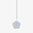 Suspension rose ou blanche LED avec des formes différentes pour les enfants