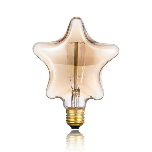 Ampoule étoile à incandescence filament vintage 40W Edison - vue 3 sur 3